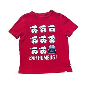Star Wars Shirt Red Christmas Darth Vader Storm Trooper Medium